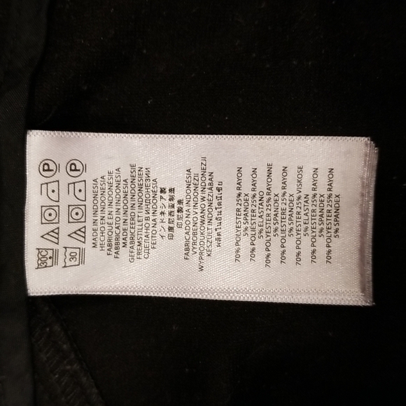 💕MICHAEL by MICHAEL KORS💕 Plack Trouser Pants ~ 10 Black - Picture 10 of 11